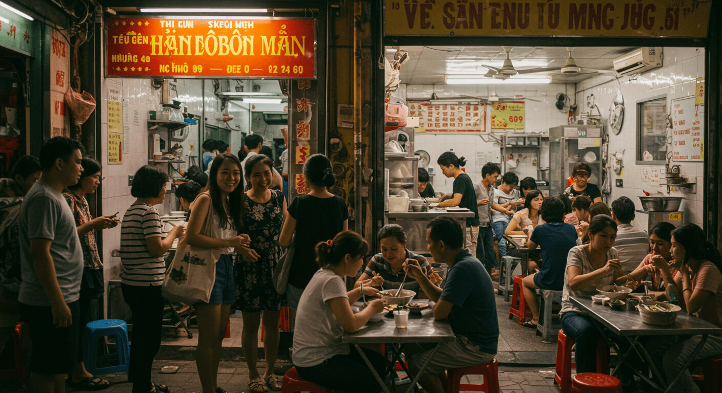 베트남 로컬 인기 식당 사진