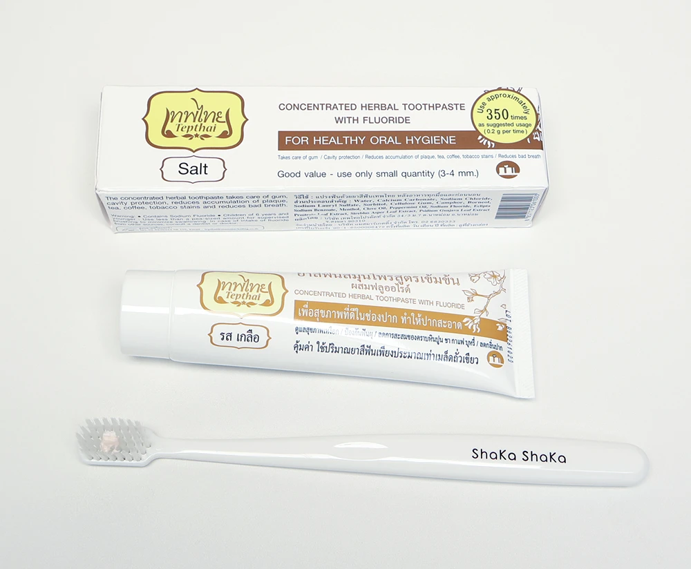 텝타이-콩알치약-솔트-상자패키지-치약-칫솔