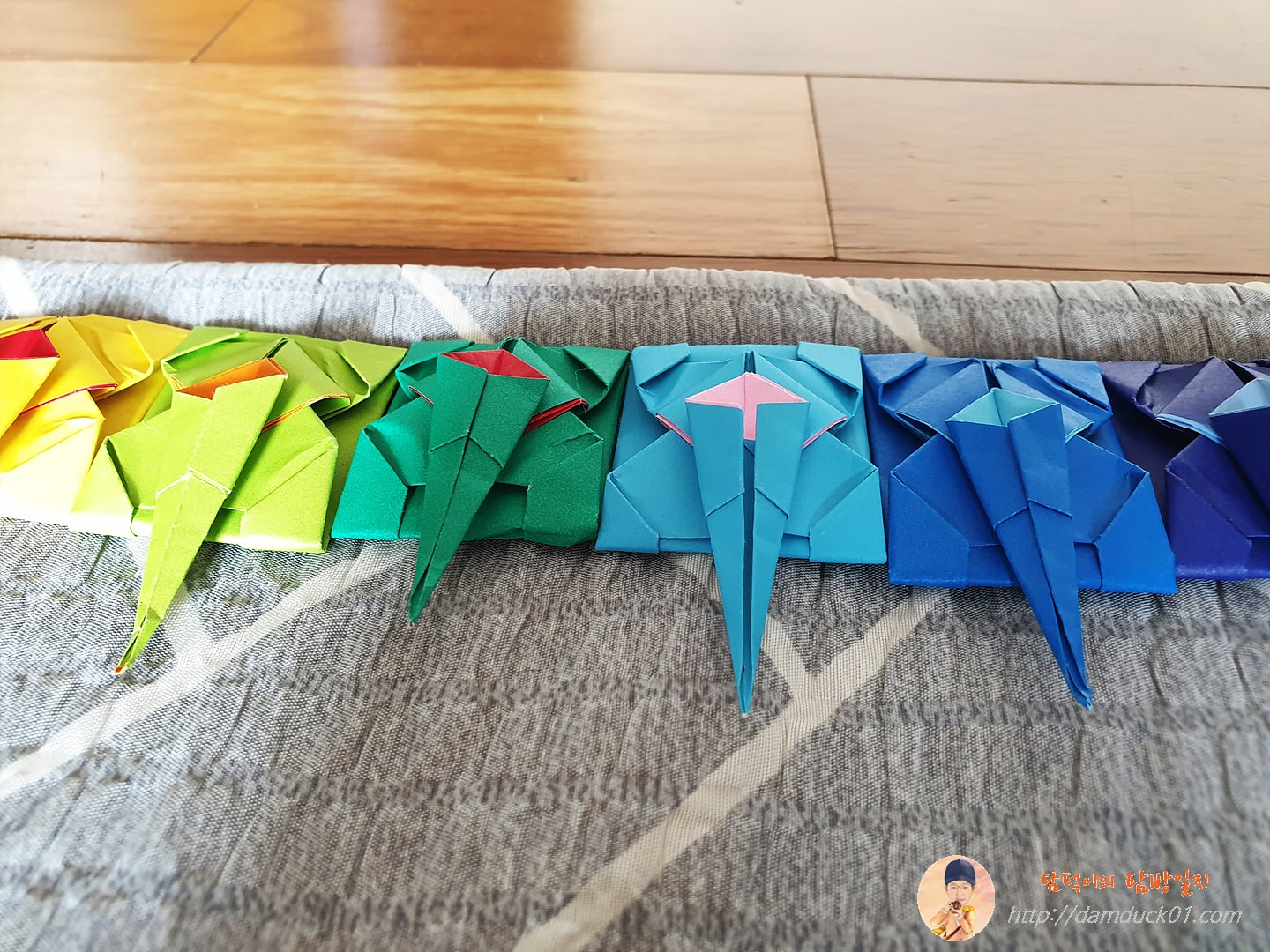 종이접기-탱크-종이탱크