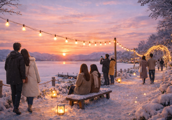 20대 감성 산책로 사진