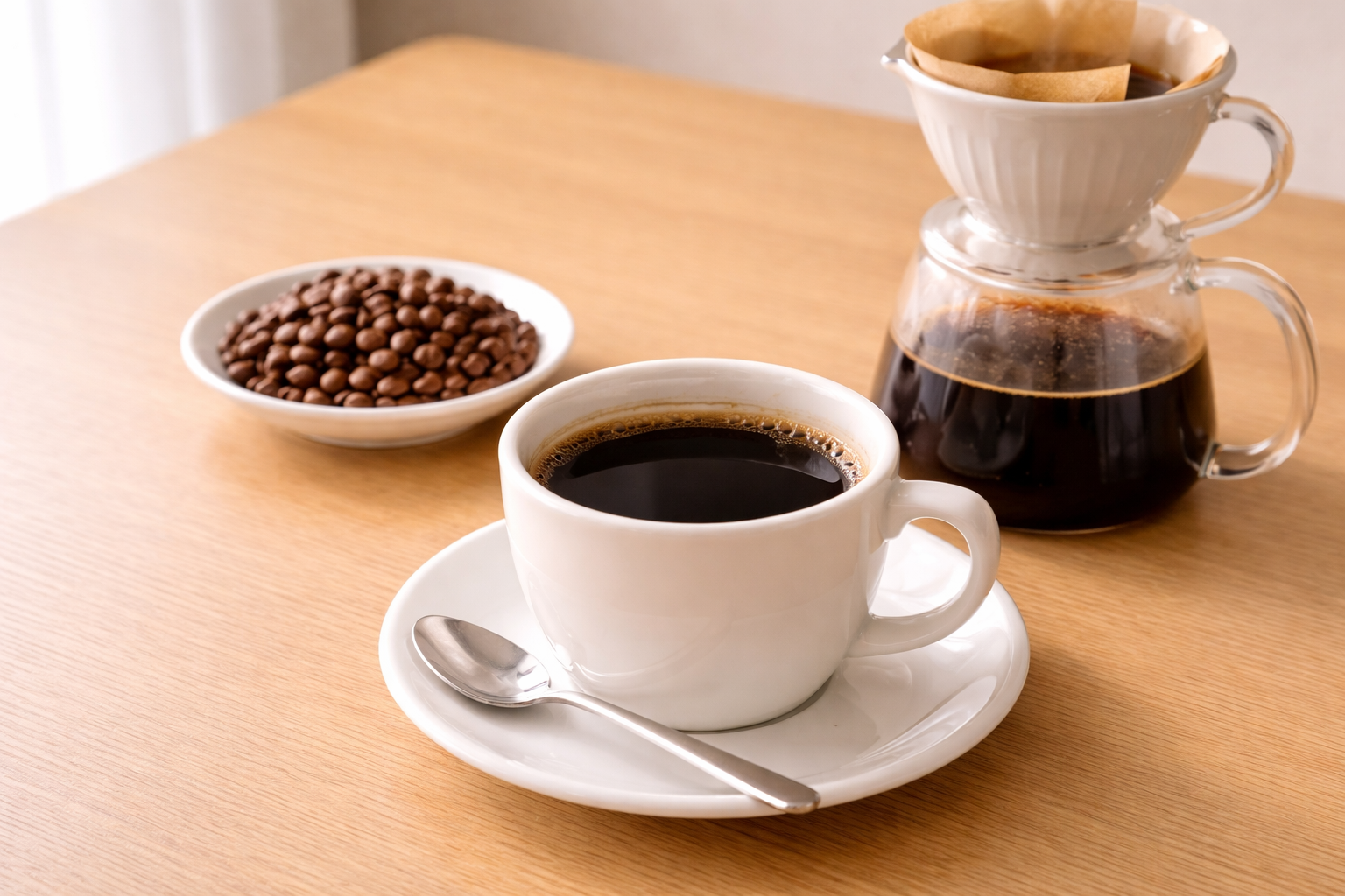 커피가 너무 쓰게 느껴질 때를 떠올리게 하는 블랙커피 이미지