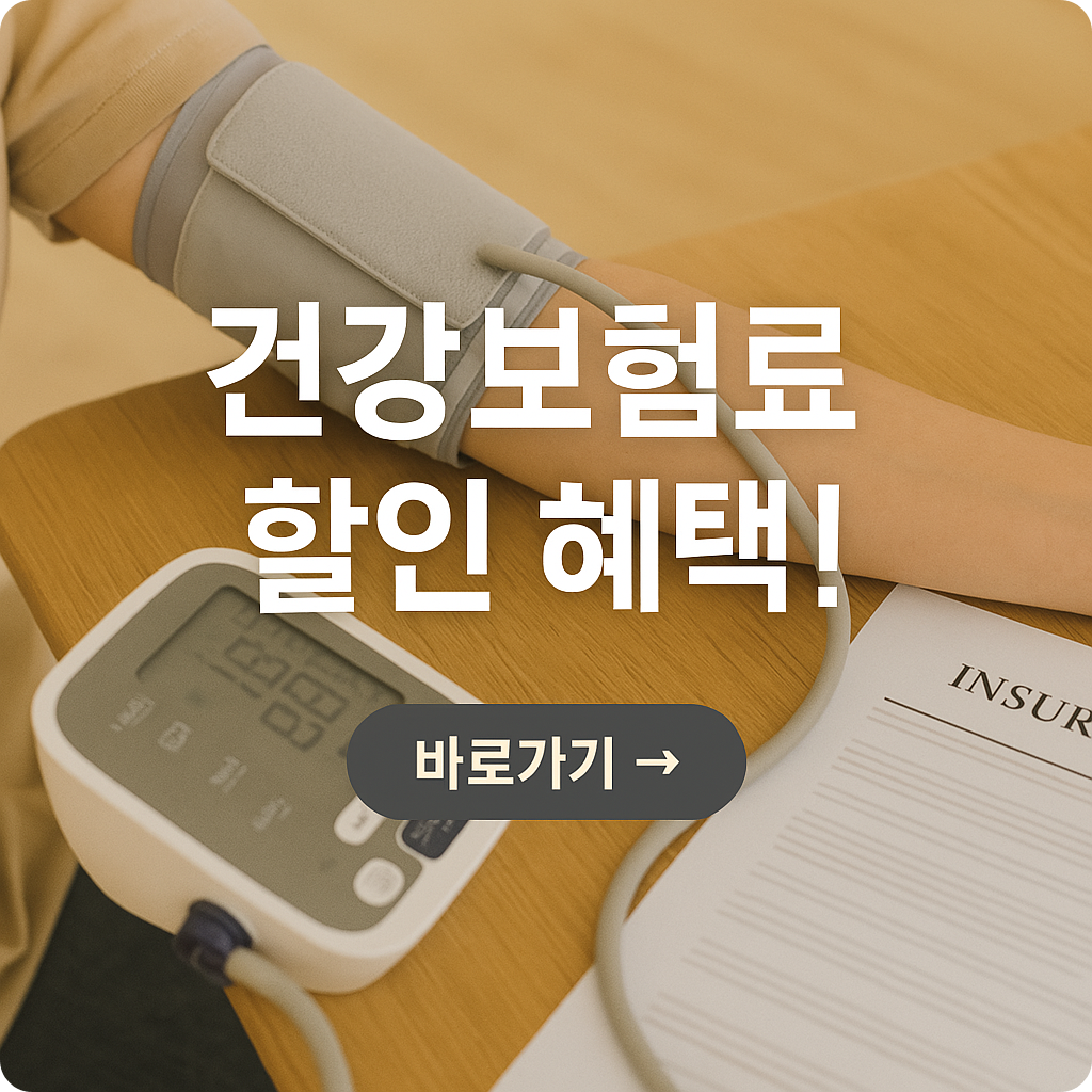 건강보험료 감면 혜택