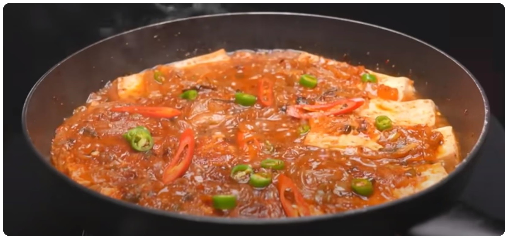 완성된 어남선생 두부조림