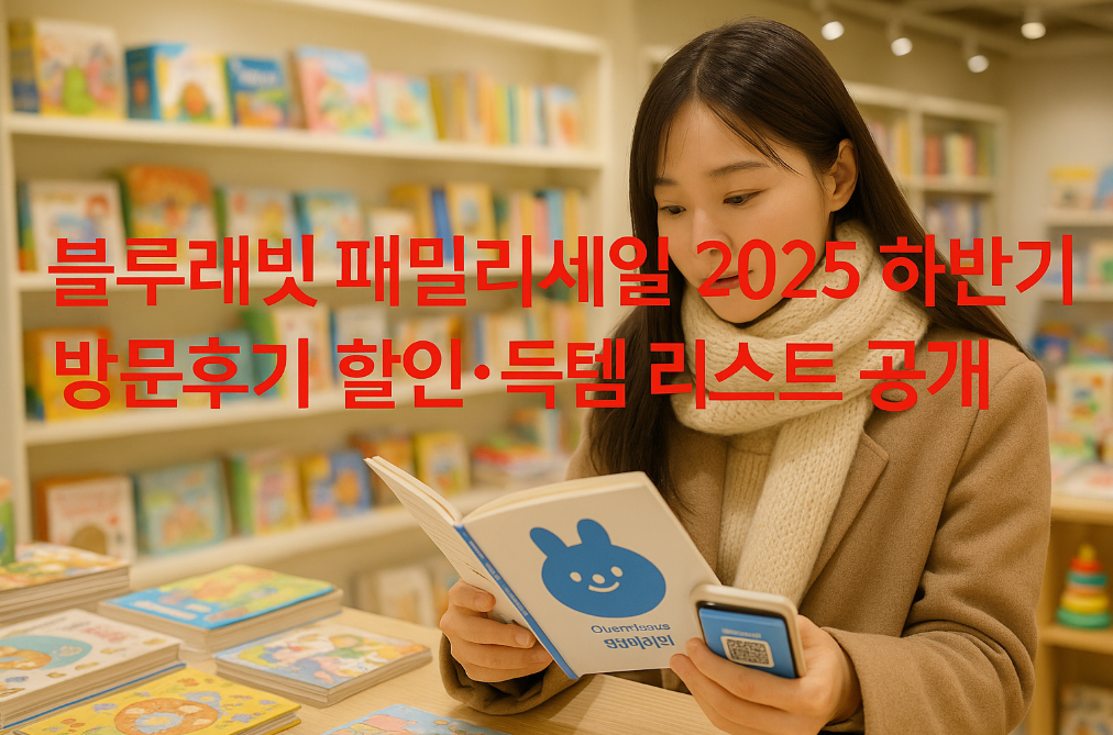 블루래빗 패밀리세일 2025 하반기 득템 리스트 대공개