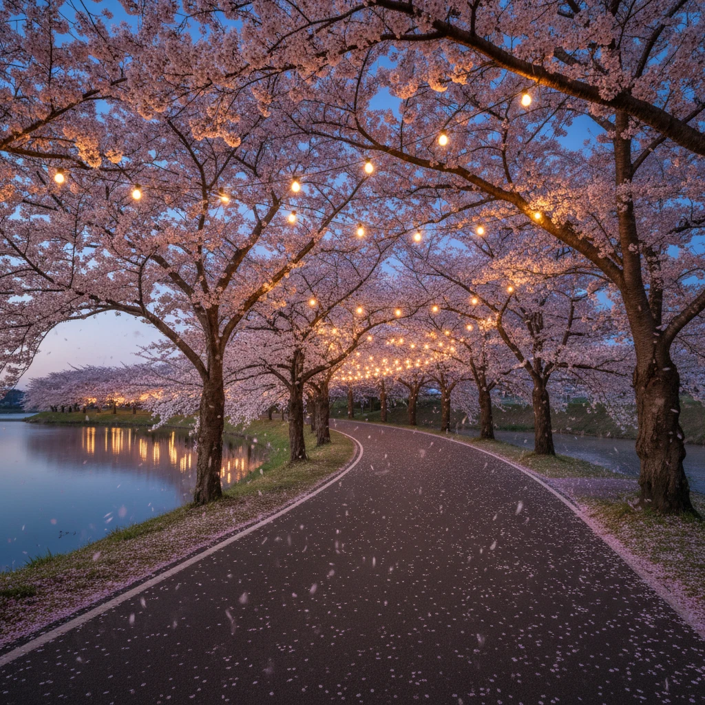 2026년 춘천 벚꽃 개화 만개일 및..