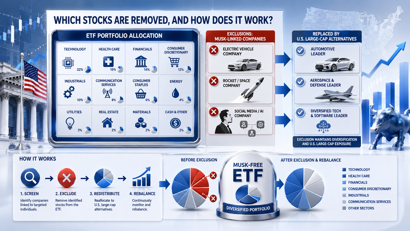 빠진 미국 ETF 종목 이미지
