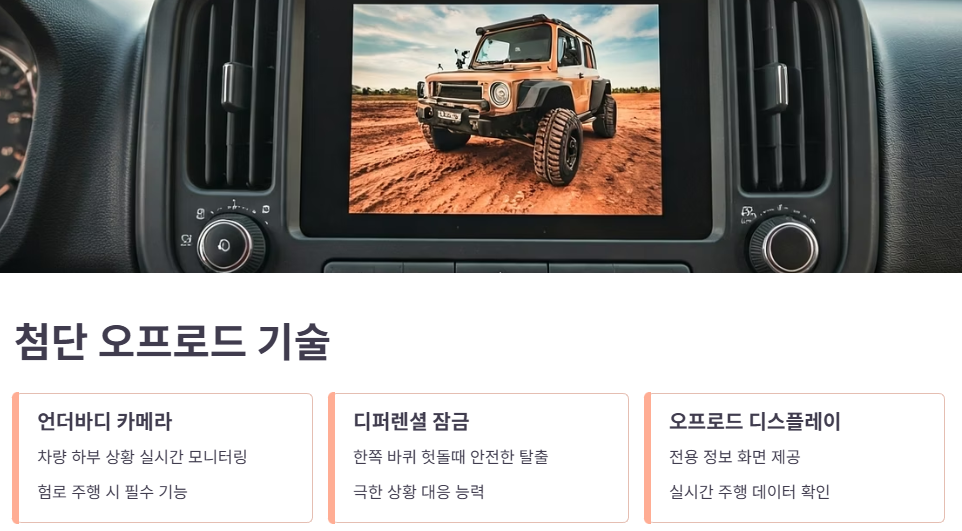 프로페셔널 오프로드 기술