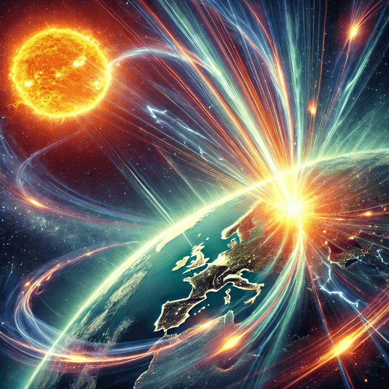 태양풍 관련 사진