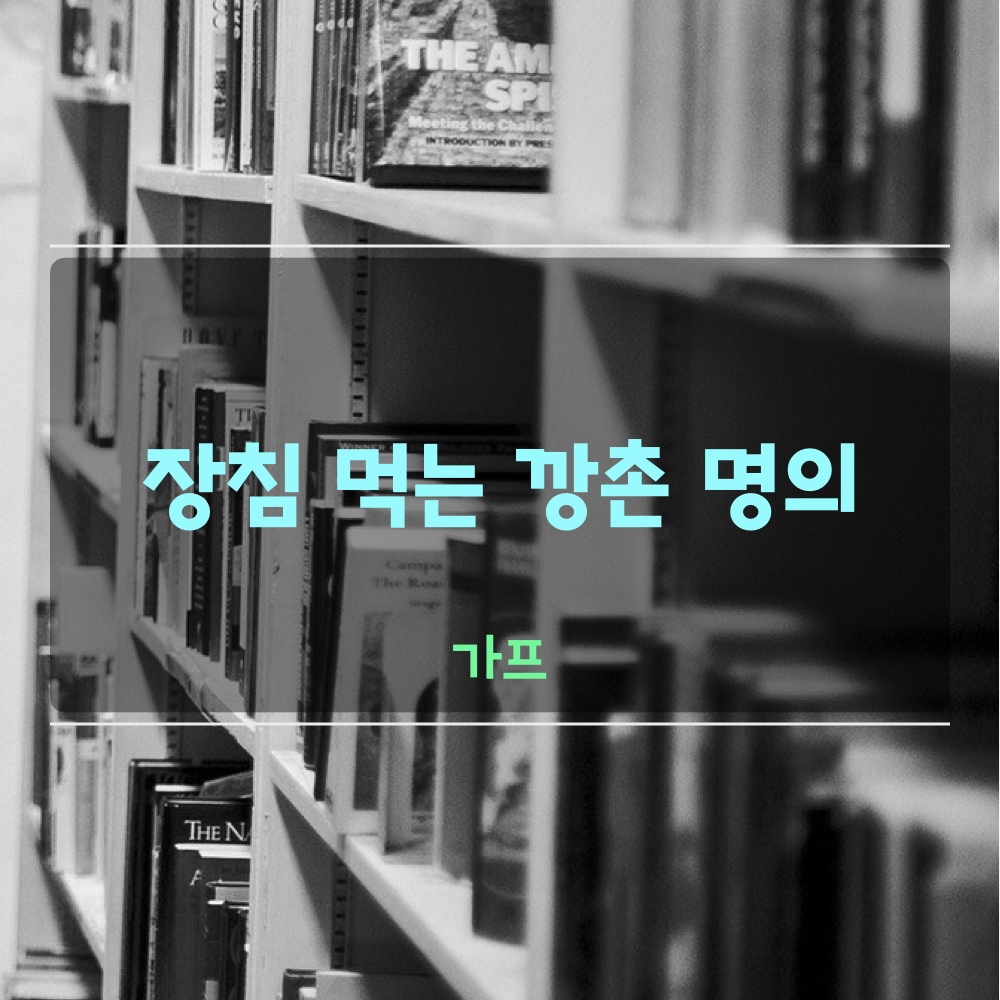 장침먹는깡촌명의