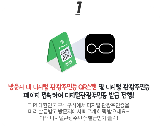 디지털 관광 주민증 발급