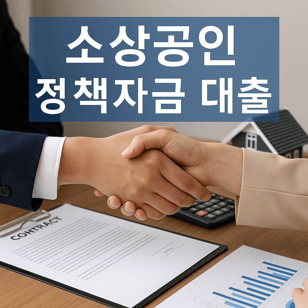 이미지 속처럼 신뢰 속에서 맺어지는 계약은 단순한 대출을 넘어, 미래를 향한 약속입니다. 악수하는 모습과 소상공인정책자금대출