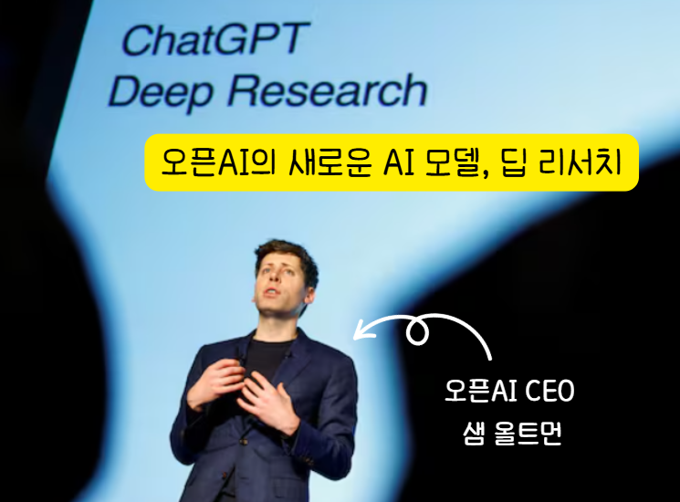 오픈AI의 CEO 샘 올트먼이 딥리서치를 공개했다