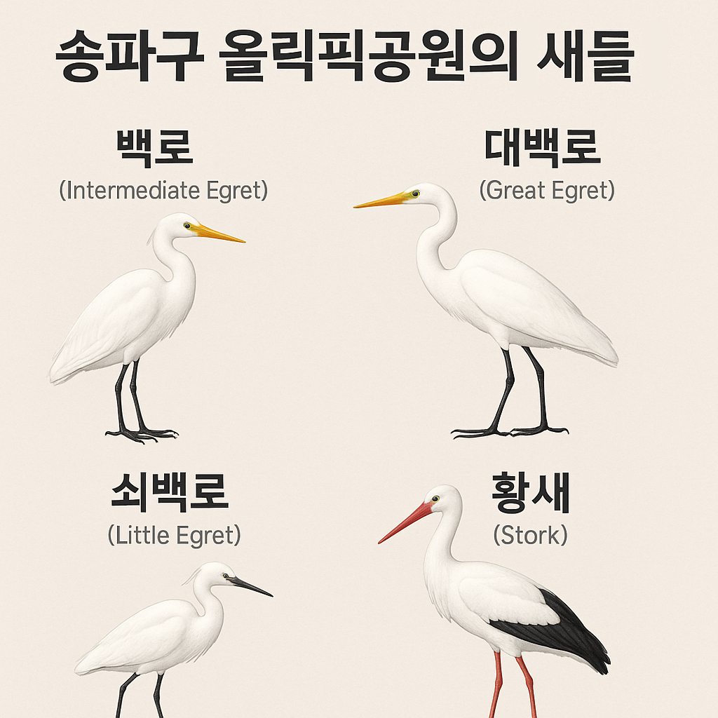 올림픽 공원의 새들