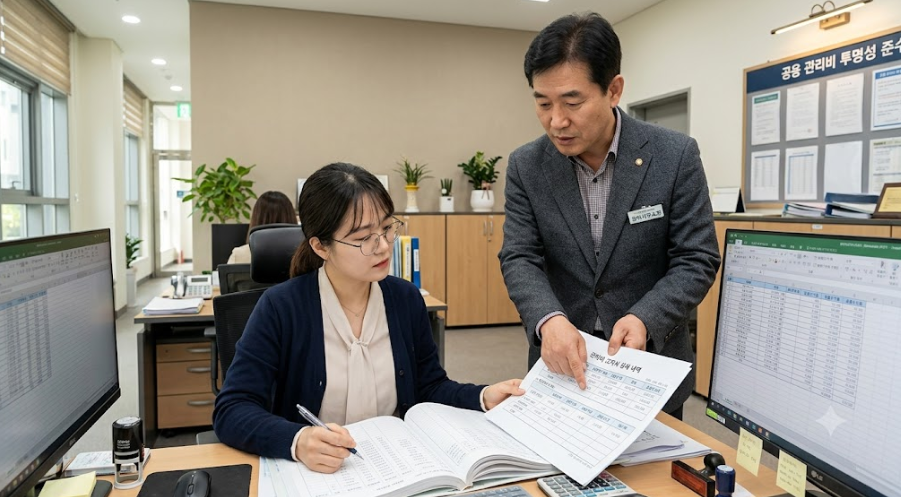 공용 관리비 확인
