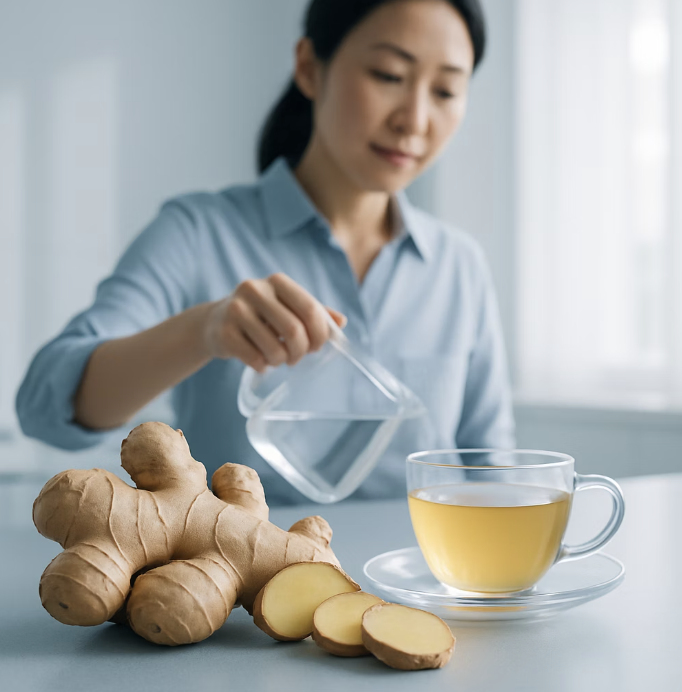 몸속부터 데우는 힘&amp;#44; 생강차