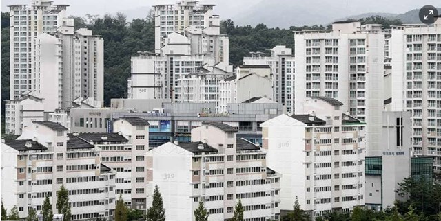 경기도 성남시 분당구의 아파트 단지 모습