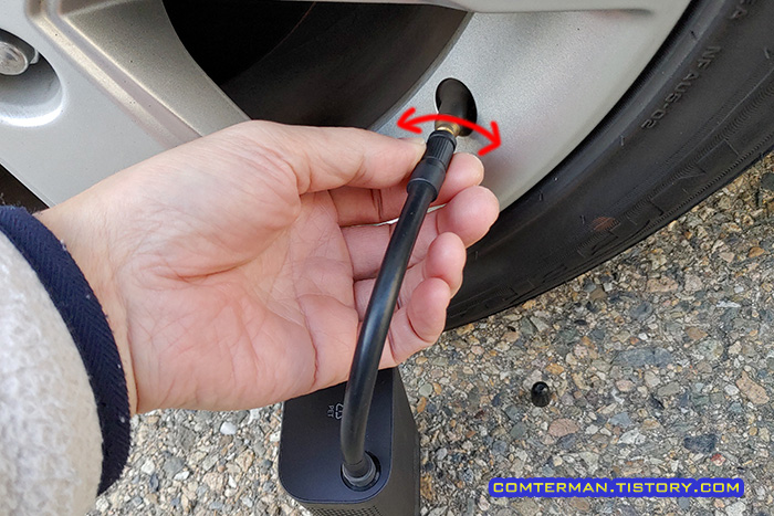 샤오미 전동 에어펌프 1S 공기 주입 노즐