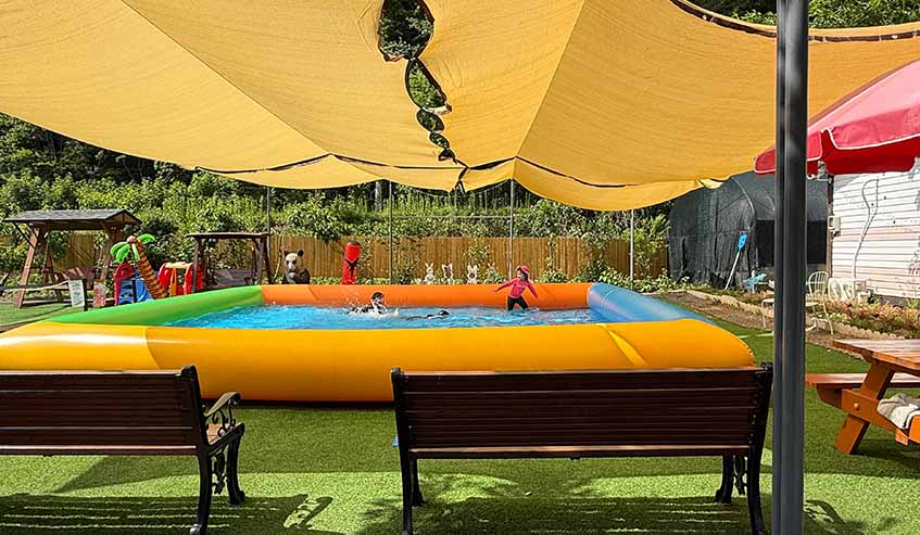 강원도횡성계곡캠핑장_아름채캠핑장수영장