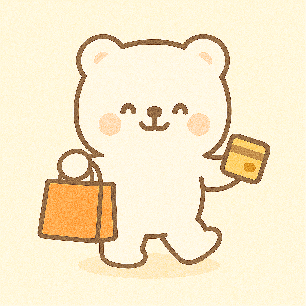 2025년 7월 8일 캐시워크 돈버는 퀴즈 안내하는 곰돌이 일러스트