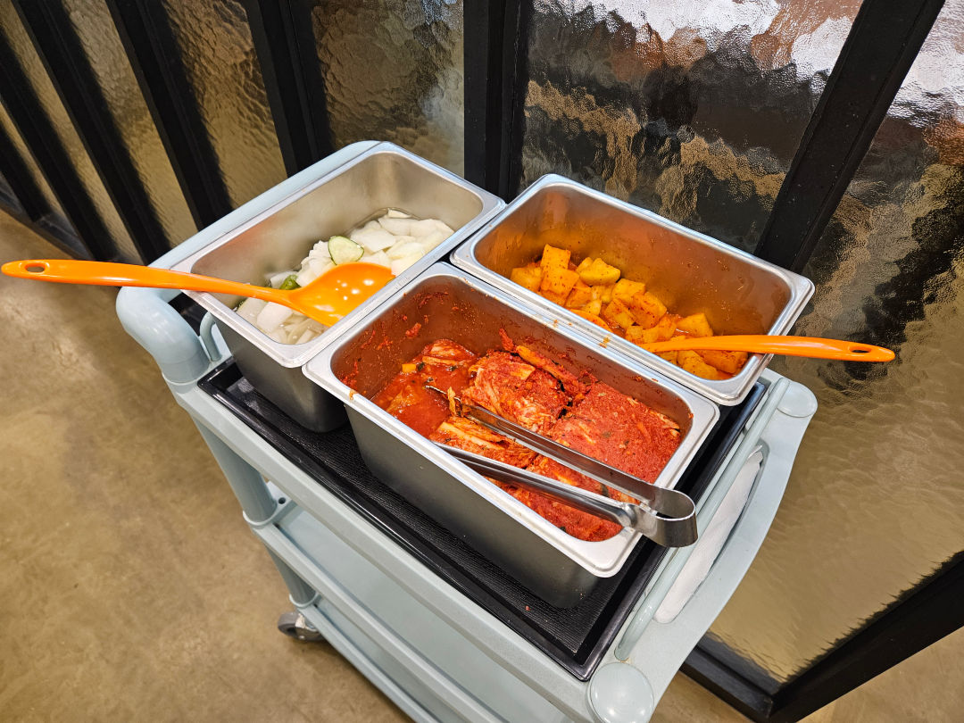 백세 삼계탕 밑반찬