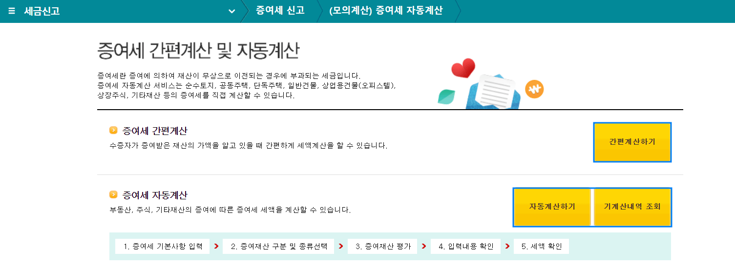 증여세 면제 한도액