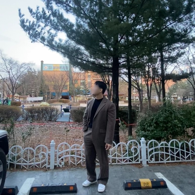 데일리룩(오뭘입) 무신사스탠다드 오버사이즈 셋업 더스티베이지(울 플란넬), 나이키 블레이저 로우 77, 남자데일리룩, 남자데일리코디, 남자데일리패션, ootd