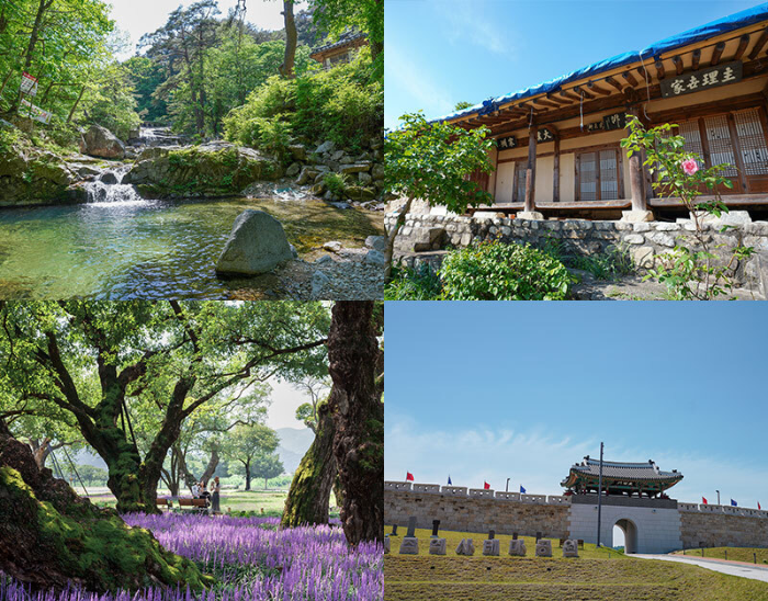 성주 한개마을은 주민들이 살며 옛 모습을 지켜가는 전통 마을이다. 뒤쪽으로 영취산이 포근히 감싸고, 앞으로 백천이 흐르는 전형적인 배산임수 길지다.