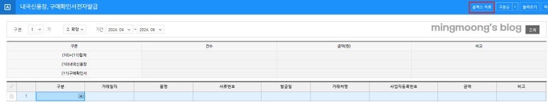 부가가치세 내국신용장 구매확인서