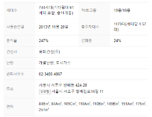 단지정보
