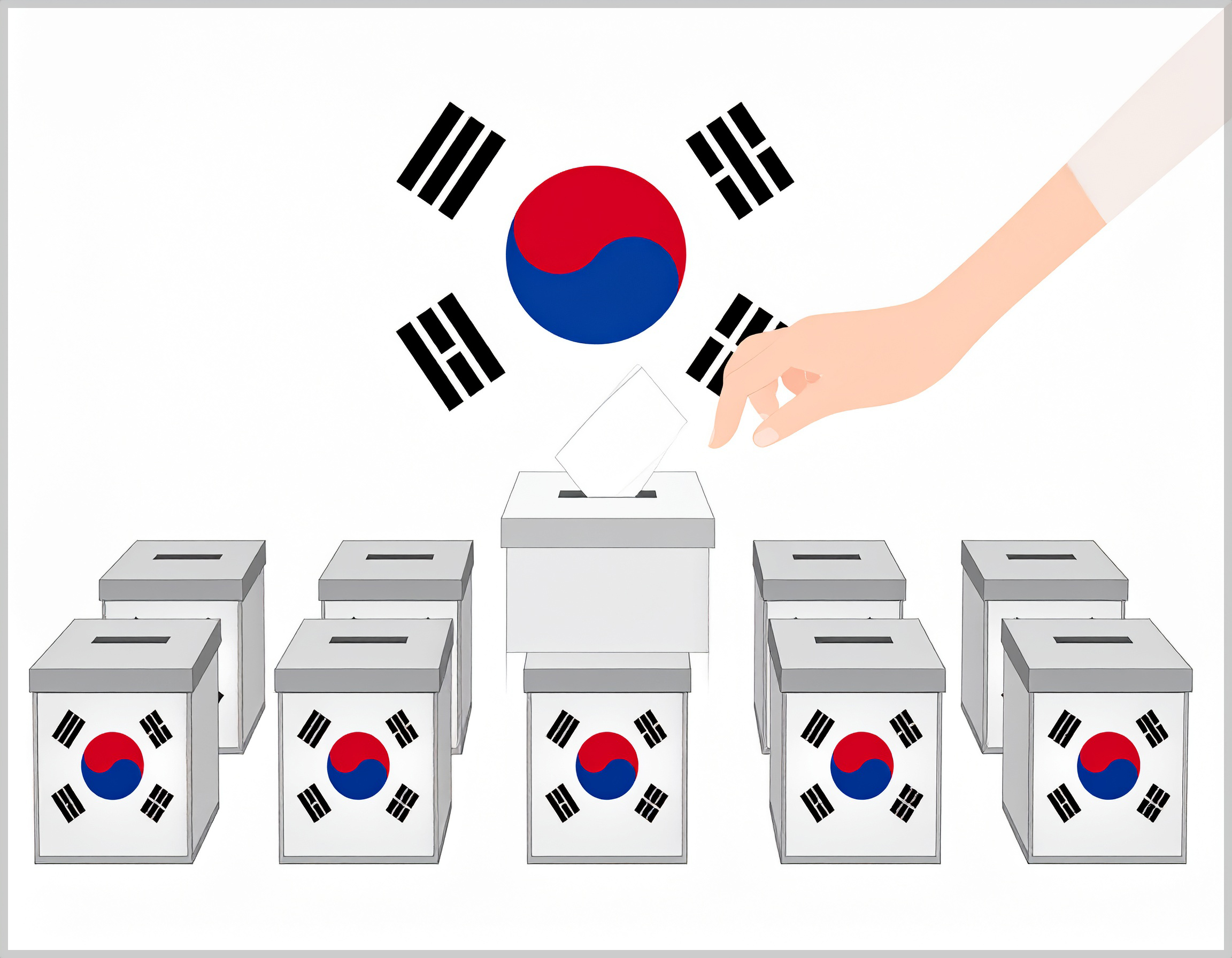 대통령 선거일, 6월 3일, 투표
