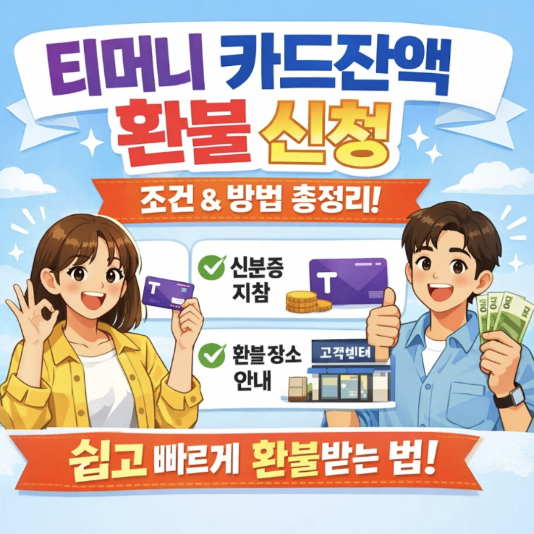 티머니 카드잔액