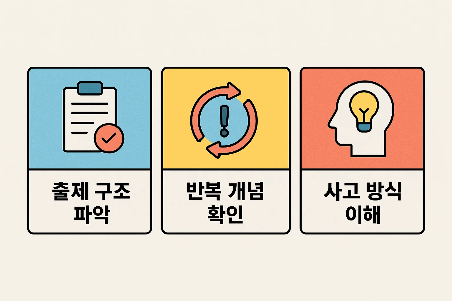 사회복지사 1급 기출문제에서 반복적으로 등장하는 출제 개념과 문제 구조를 유형별로 구분해 학습 전략에 활용할 수 있도록 분석한 이미지입니다