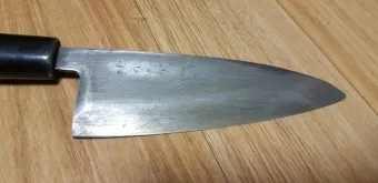 칼 녹 제거 식초 레몬 스펀지 오일코팅 유지법_12