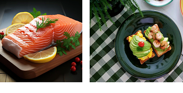연어와 아보카도