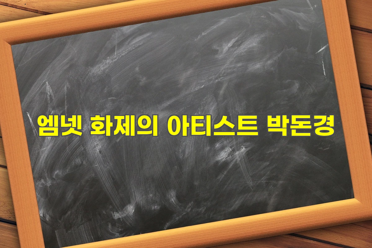 엠넷 화제의 아티스트 박돈경!