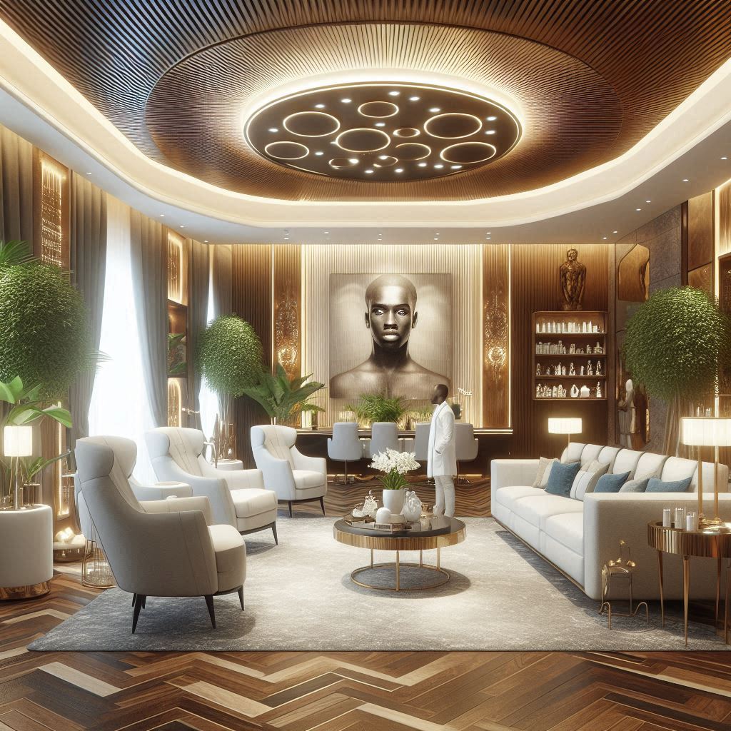 피부,체형관리 샵 배경