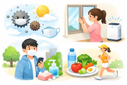 미세먼지 기준과 실내외 관리 방법 설명1