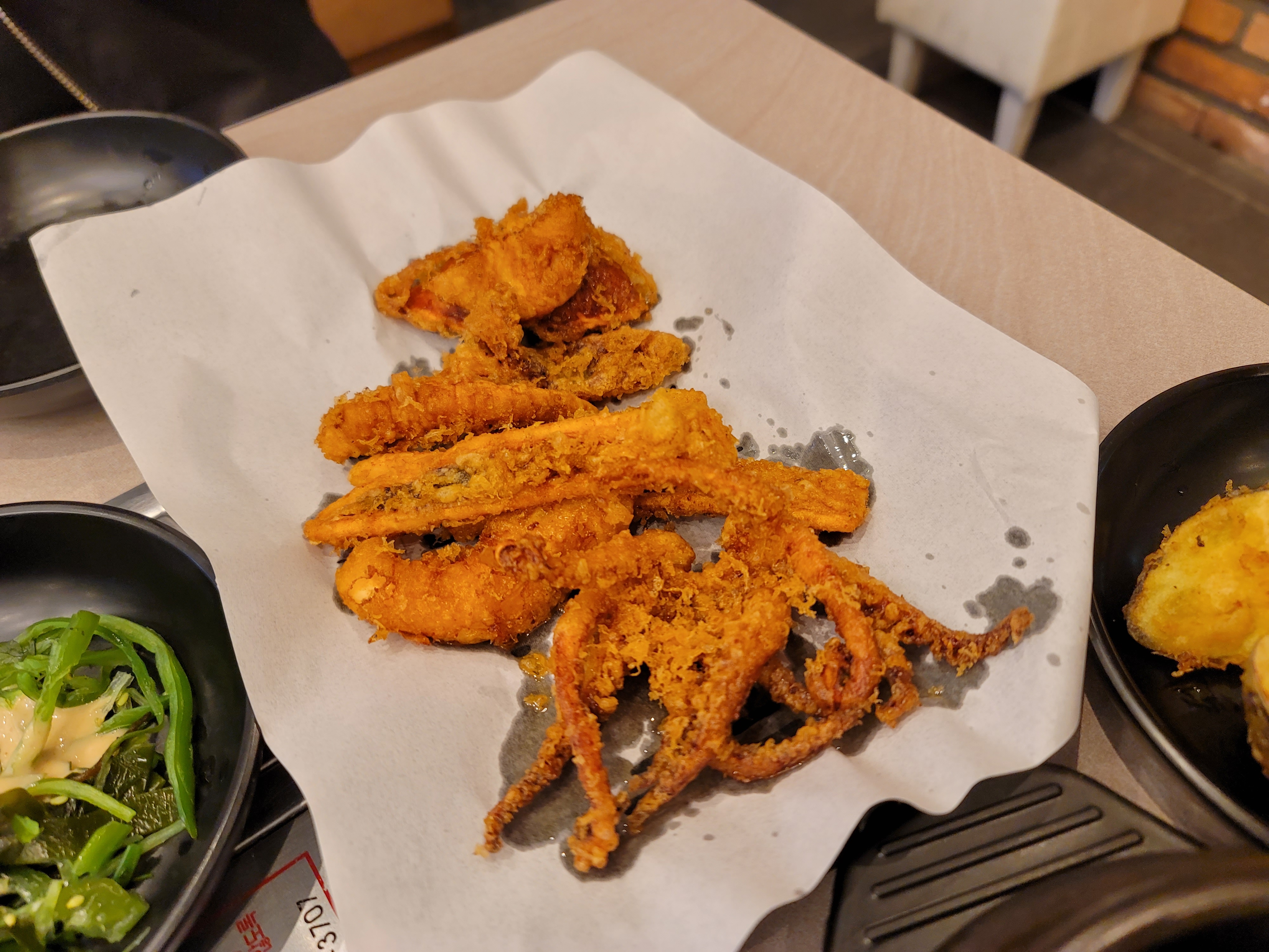 어리랑 오징어튀김