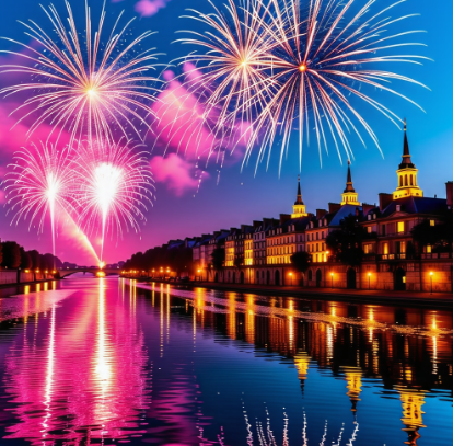 파리올림픽 개막식 예시 이미지