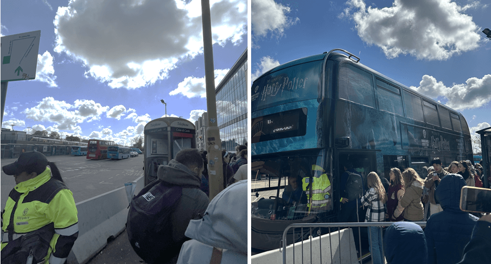 왓포드정션역-왼쪽-해리포터-셔틀버스-정류장