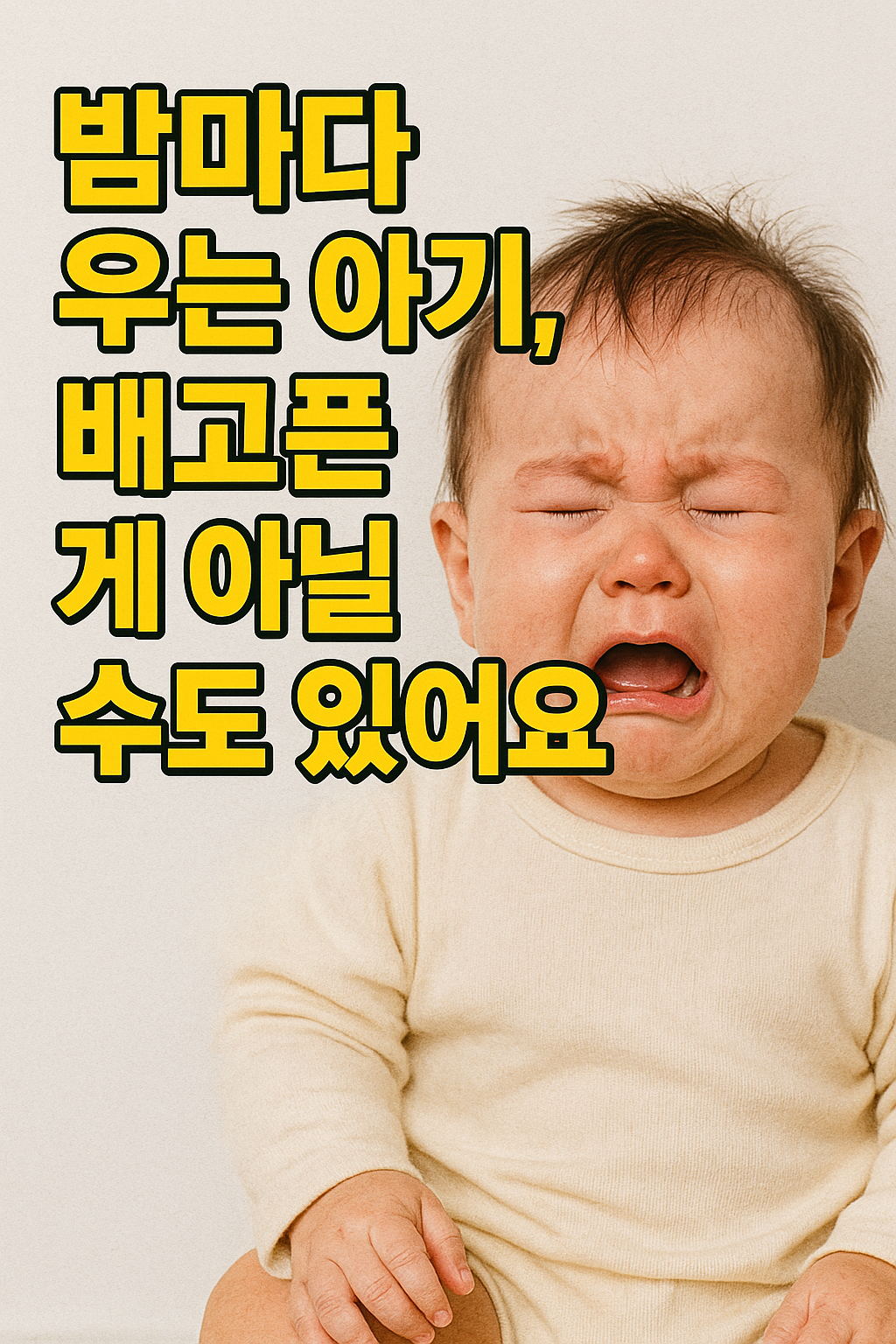 밤마다 우는 아기 사진
