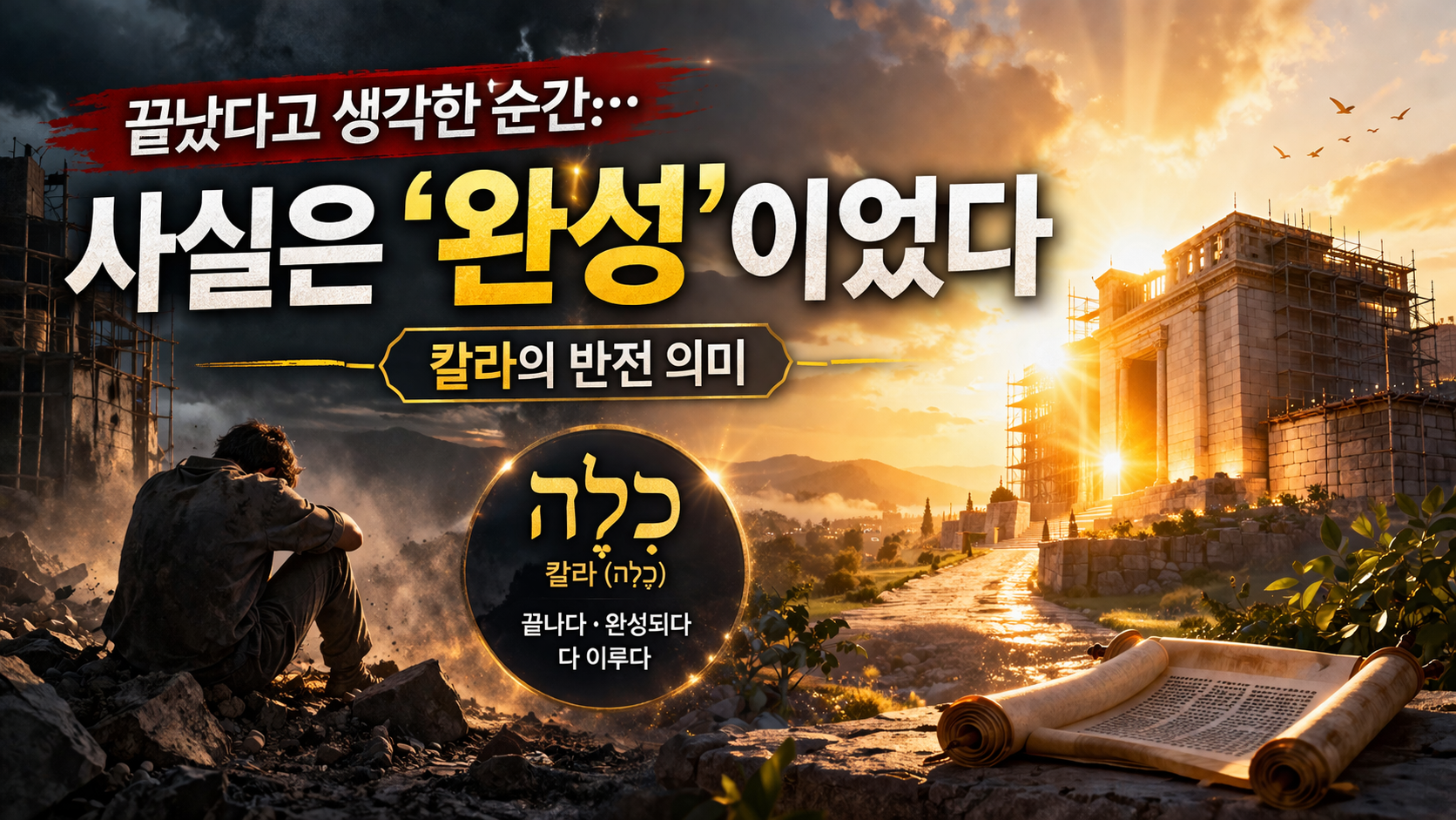 제목 썸네일 : 히브리어 "칼라"