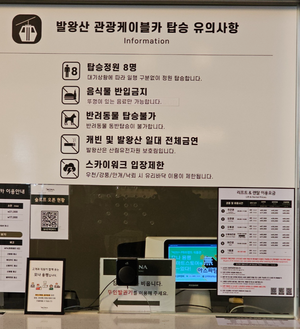 [발왕산 케이블카]