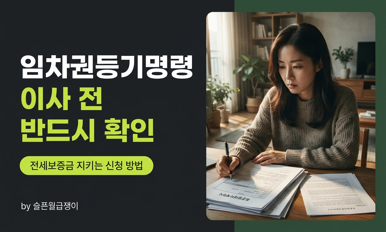 전세 계약서와 서류를 검토하는 임차인
