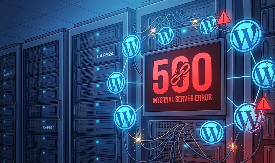 카페24 워드프레스 멀티사이트 오류가 간헐적으로 발생하는 문제