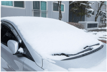 자동차 눈 제거 용품 방법