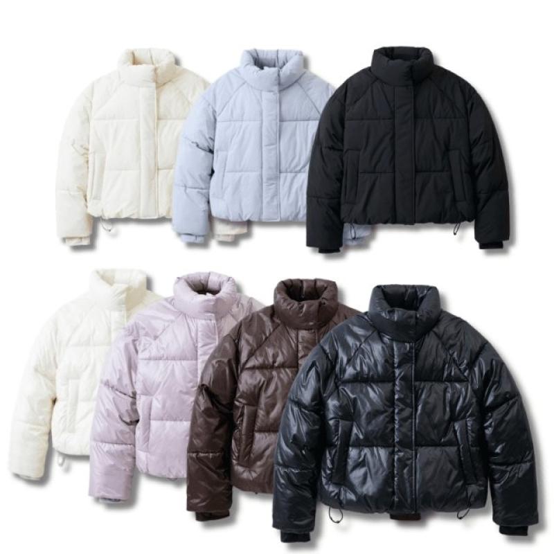 스파오 스파오 경량패딩 스파오파스텔푸퍼 글로시 숏패딩 2023 리미티드 에디션