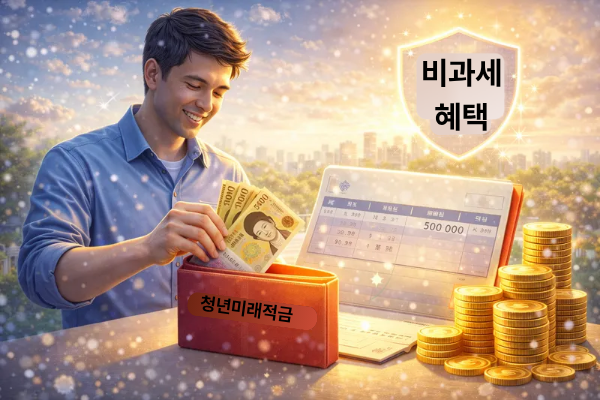 청년미래적금 2200만원 비과세 혜택 관련 이미지