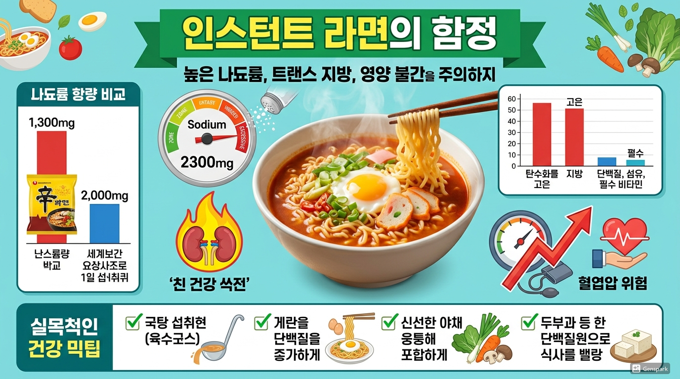 인스턴트 라면의 함정