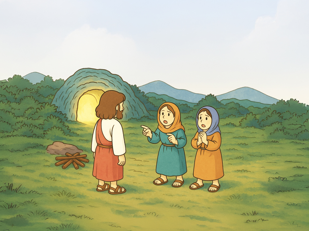 25년 4월 19일 말씀 카드 성경구절 : 그분께서는 여기에 계시지 않는다. 되살아나셨다. (루카 24,6)